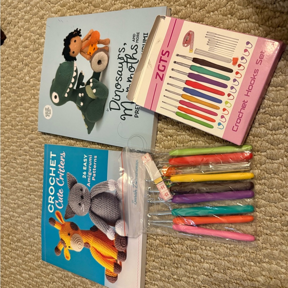 Colorful Crochet Hook Set for Kids